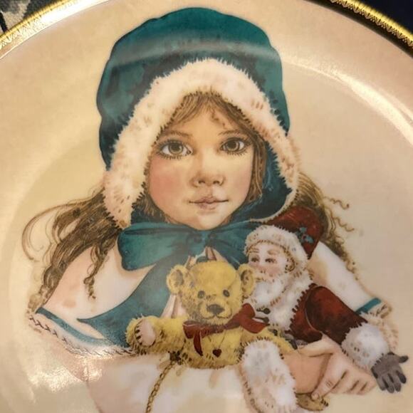 Jan Hagara “Noel” Decorative Plate - Country Series - 1985 Third Edition - Picture 6 of 6